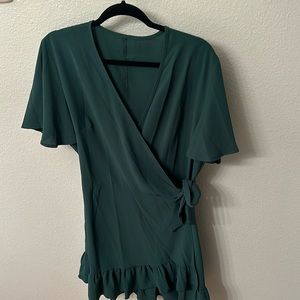 Gorgeous Green Ruffle Dress